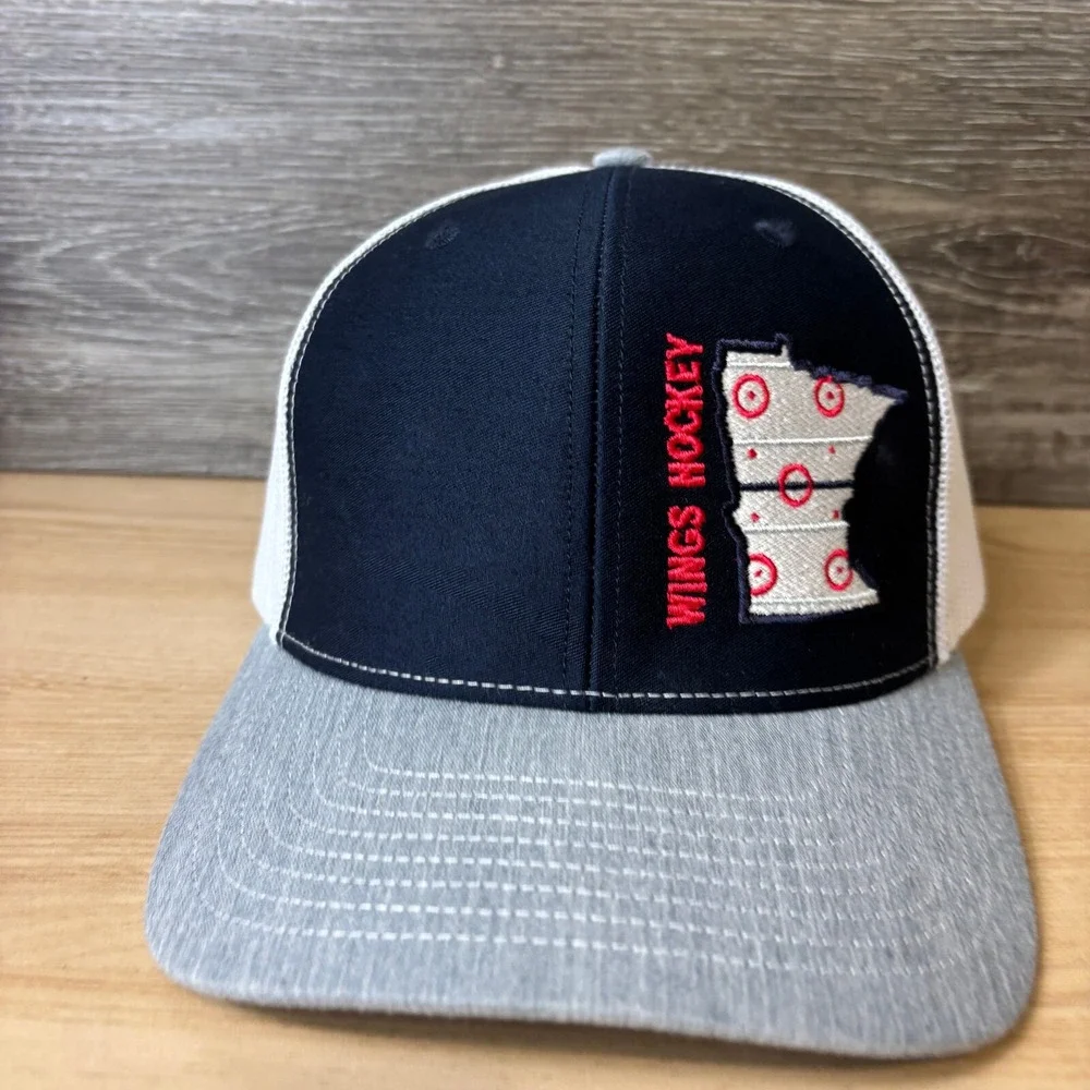 Minnesota Northern Wings Hat Cap Snap Back Hockey Adjustable